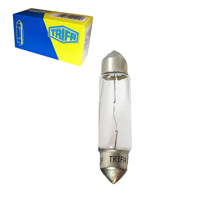 Λάμπα Αυτοκινήτου Trifa Σωληνωτή 221 SV8.5-8 11x41 12V 10W 41mm - Image 2