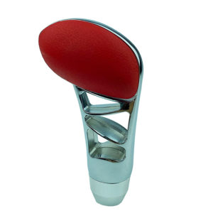 Πόμολο Λεβιέ Ταχυτήτων Κόκκινο-Νίκελ Με 3 Τρύπες