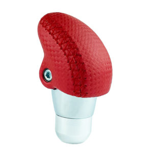 Πόμολο Λεβιέ Ταχυτήτων Οβάλ Σπαστό Κόκκινο-Νίκελ