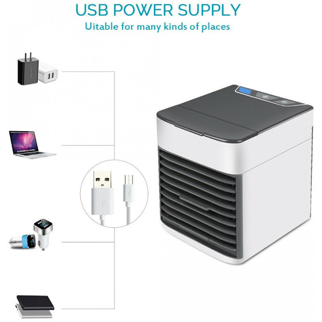 Mini Κλιματιστικό Arctic Air Ultra Με USB Ασημί 1 Τεμάχιο - Image 4
