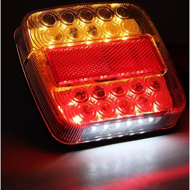 Φανάρια Τρέιλορ Led Μαγνητικά Ασύρματα 12 - 24 Volt 10x10.5 cm 2 Τεμάχια - Image 3