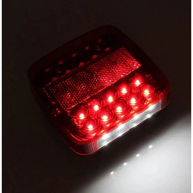 Φανάρια Τρέιλορ Led Μαγνητικά Ασύρματα 12 - 24 Volt 10x10.5 cm 2 Τεμάχια - Image 4