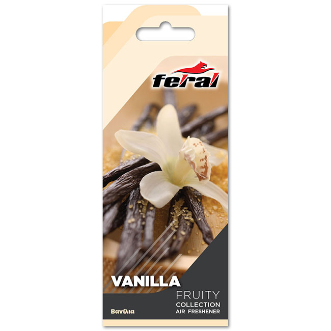 Σετ Αρωματικών Αυτοκινήτου Feral Fruity Collection Vanilla 3 Τεμάχια - Image 3