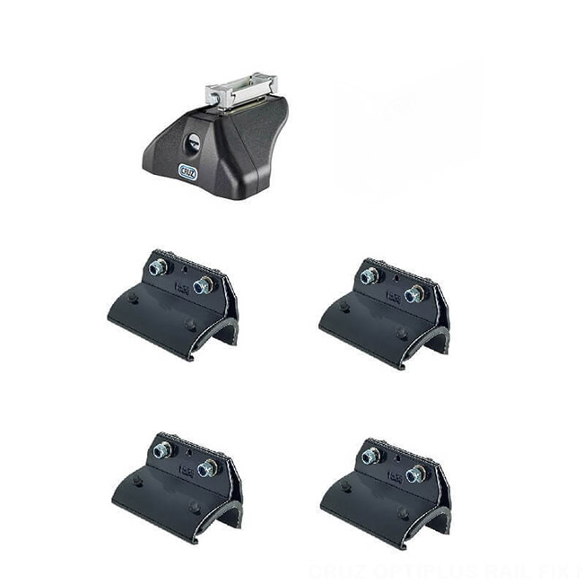 Πόδια / Άκρα Για Μπάρες Οροφής CRUZ Optiplus Rail FIX 936-611 Για Skoda Enyaq iV 5d 20+ Με Ενσωματωμένο Railing Σετ 4 Τεμάχια