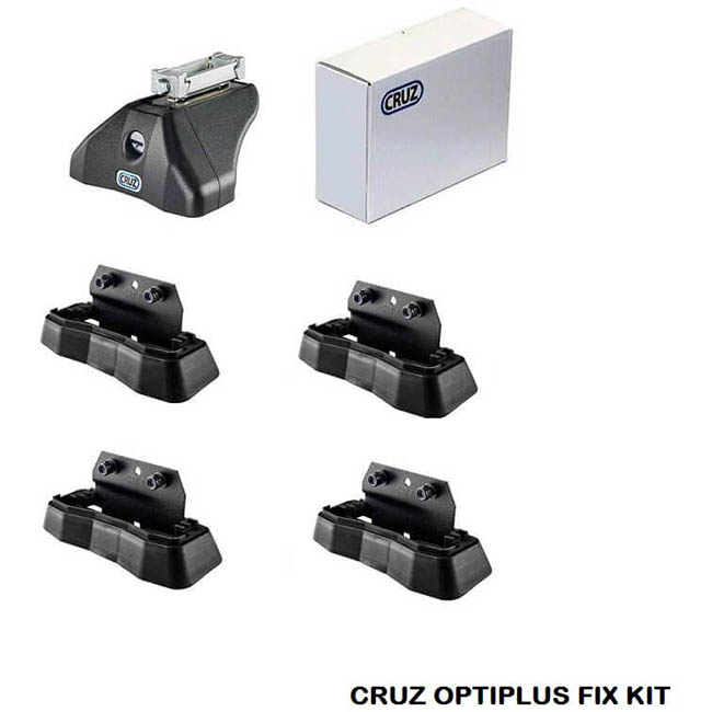 Πόδια / Άκρα Για Μπάρες Οροφής CRUZ Optiplus Fix 936-058 Για Toyota BZ4X 2023+ / Subaru Solterra 2023+ Σετ 4 Τεμάχια - Image 2