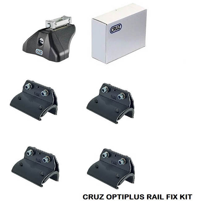 Πόδια / Άκρα Για Μπάρες Οροφής CRUZ Optiplus Rail Fix 936-630 Για Renault Austral 2022+ Με Ενσωματωμένο Railing Σετ 4 Τεμάχια - Image 2