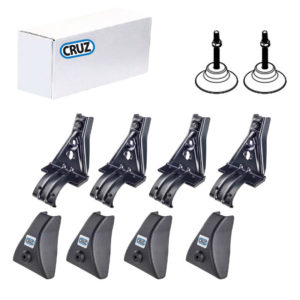 Πόδια / Άκρα Για Μπάρες & Σχάρες Οροφής CRUZ 933-469 Για Nissan Terrano 5D 93-06 / Ford Maverick 5D 93-06 Σετ 6 Τεμάχια