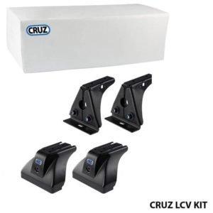 Πόδια / Άκρα Για Μπάρες & Σχάρες Οροφής CRUZ LCV 934-227 Για Dacia Dokker 13+ / Renault Express 21+ Σετ 2 Τεμάχια Για 1 Μπάρα