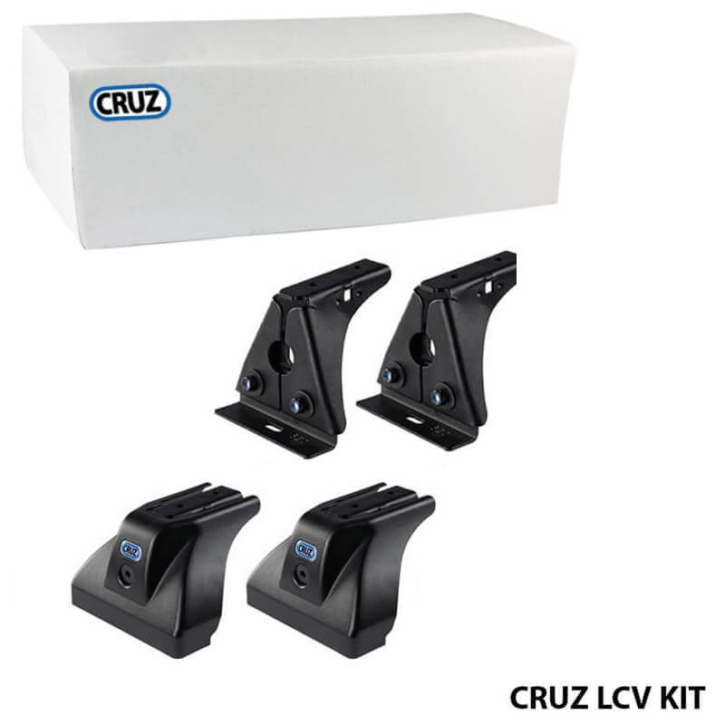 Πόδια / Άκρα Για Μπάρες & Σχάρες Οροφής CRUZ LCV 934-227 Για Dacia Dokker 13+ / Renault Express 21+ Σετ 2 Τεμάχια Για 1 Μπάρα