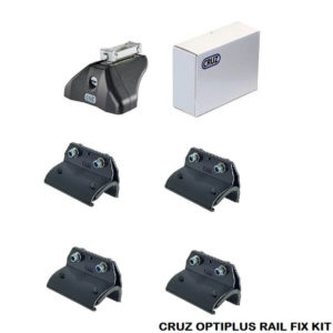 Πόδια / Άκρα Για Μπάρες Οροφής CRUZ Optiplus Rail Fix 936-644 Για Peugeot 5008 2024+ Σετ 4 Τεμάχια