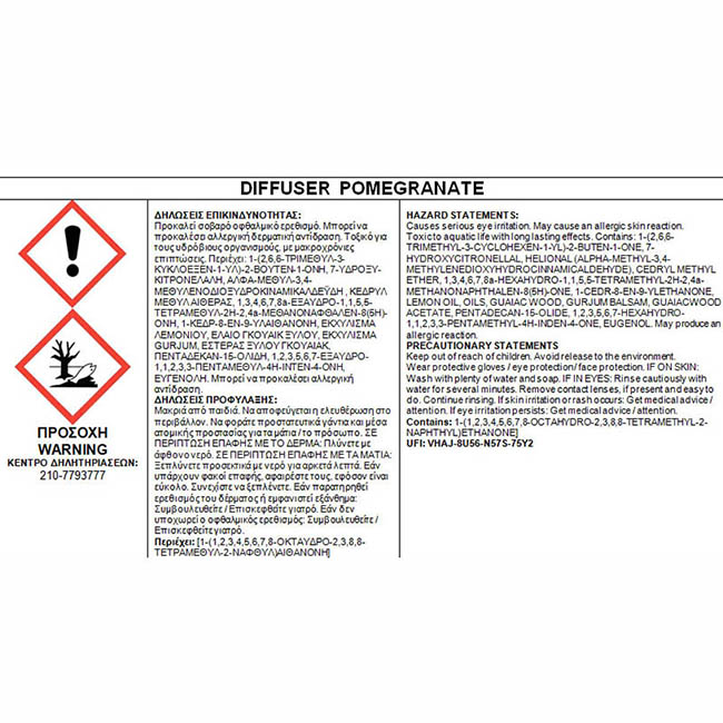 Αρωματικό Χώρου Με Sticks - Diffuser Themagio Pomegranate 100ml 1 Τεμάχιο - Image 4