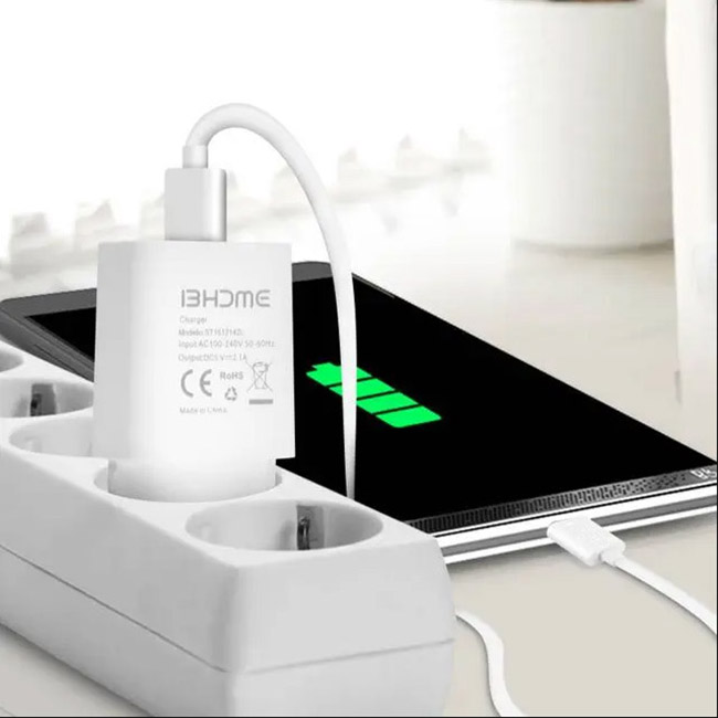 Φορτιστής Αναπτήρα Αυτοκινήτου - Οικίας Για Iphone 0-C1/J1 Λευκός 1 Τεμάχιο - Image 4