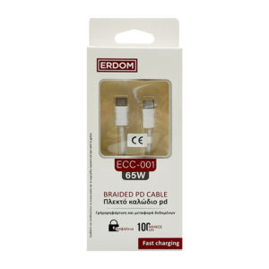 Καλώδιο Type-C Σε Type-C Earldom ECC-001 1 Τεμάχιο