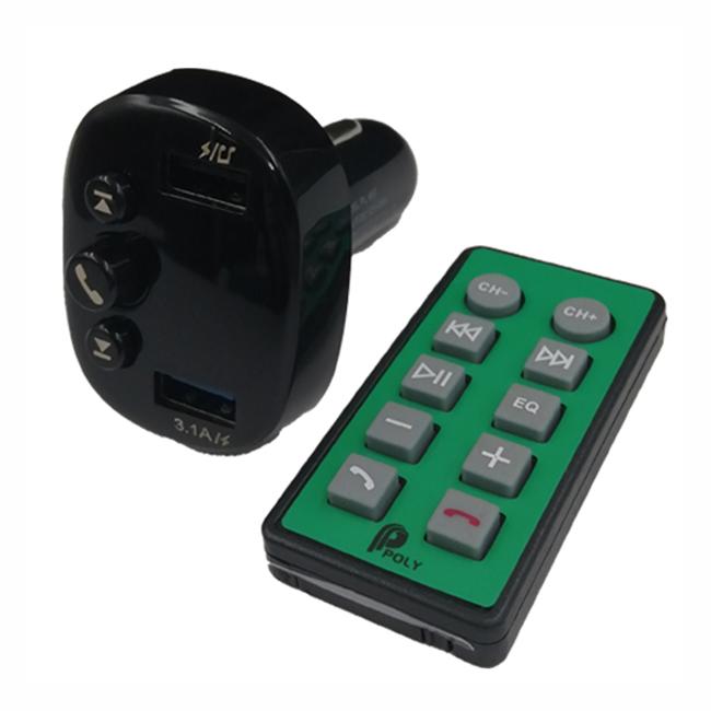 Fm Transmitter ΡL-657 Με Bluetooth, 2 USB Και Οθόνη LCD Μαύρο 1 Τεμάχιο - Image 2