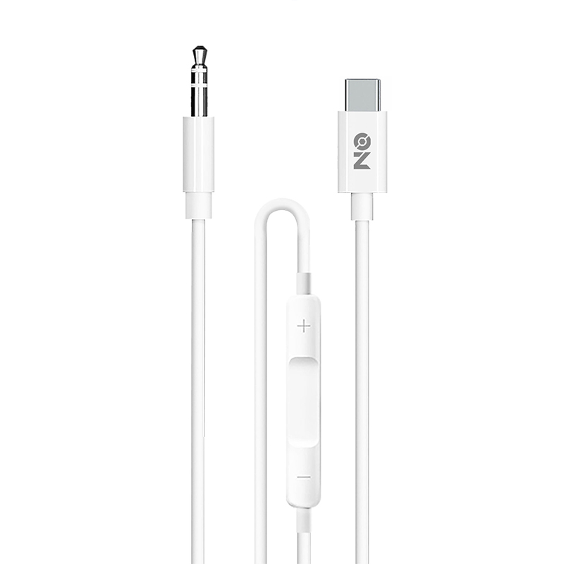 On Mobile Accessories Καλώδιο AUX 3.5mm Σε Type-c Λευκό - Image 2