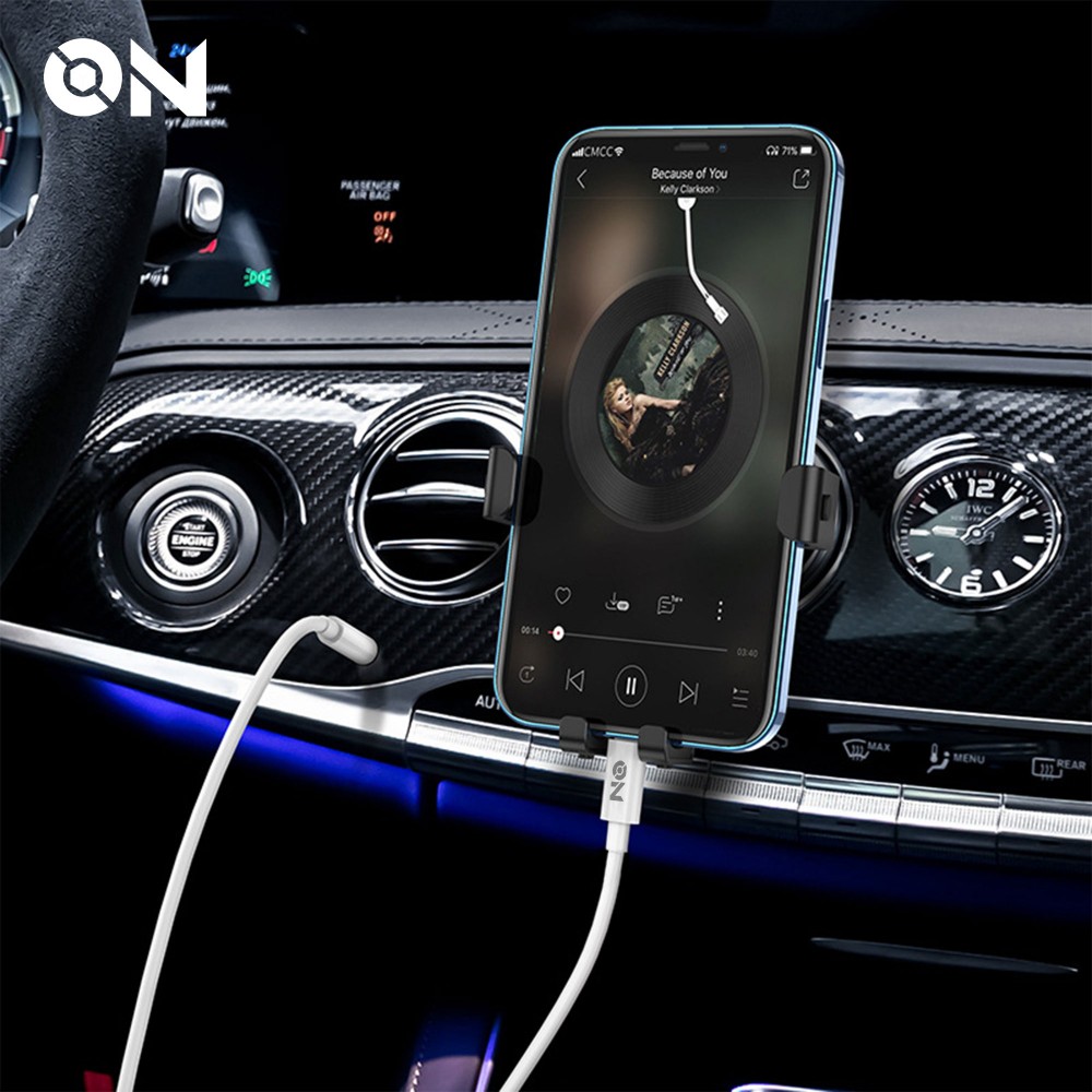 On Mobile Accessories Καλώδιο AUX 3.5mm Σε Type-c Λευκό - Image 3