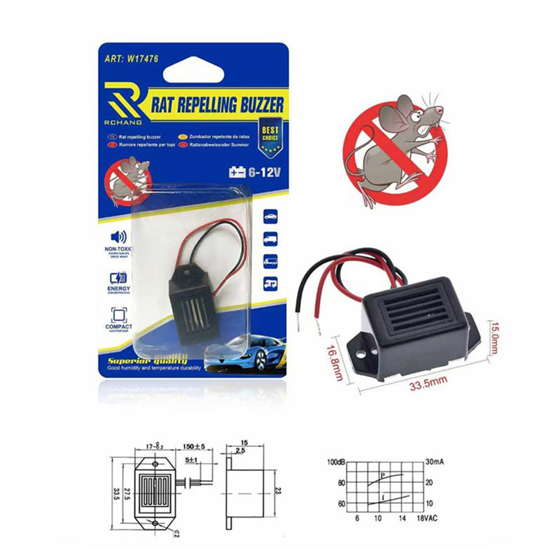 Απωθητική Συσκευή Για Ποντίκια Με Υπερήχους Αυτοκινήτου 6-12V W17476 1 Τεμάχιο - Image 5