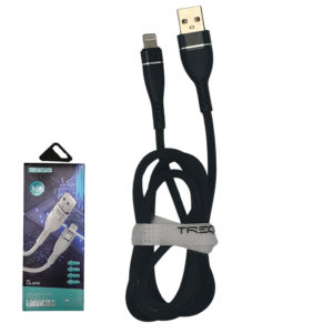 Καλώδιο USB Φόρτισης Και Μεταφοράς Δεδομένων Για Iphone Μαύρο CA-8182 5.1A 1m 1 Τεμάχιο