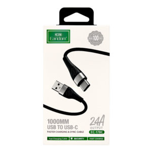 EARLDOM Καλώδιο USB Φόρτισης Και Μεταφοράς Δεδομένων Για Type-C EC-178C Μαύρο