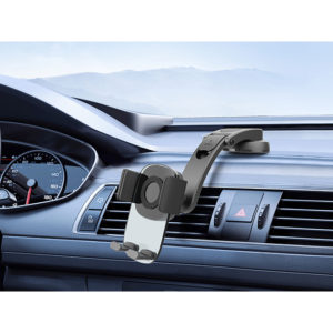 ON Mobile Accessories Βάση Κινητού Για Το Ταμπλό Με Ρυθμιζόμενα Άγκιστρα  Μαύρη