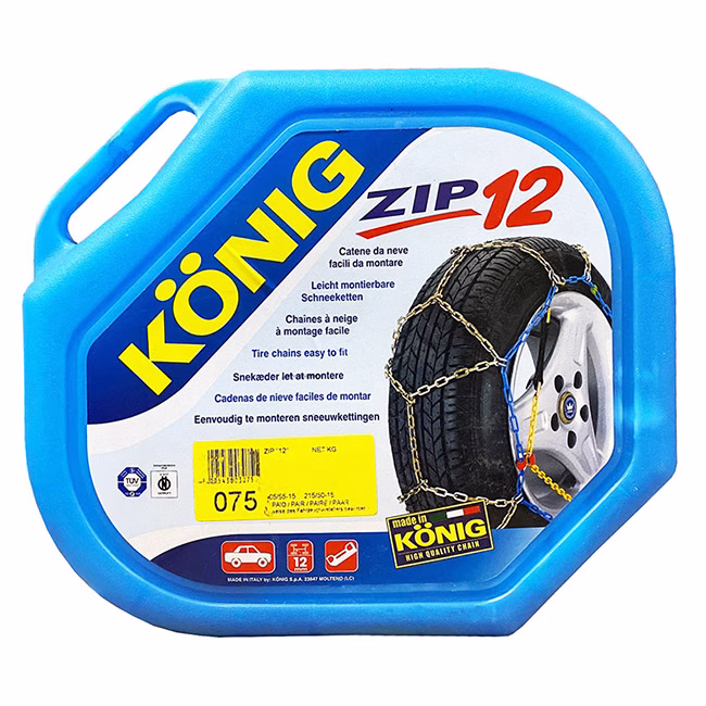 Αλυσίδες Χιονιού Konig No Problem Zip12mm No75 (70-80) 2 Τεμάχια - Image 2