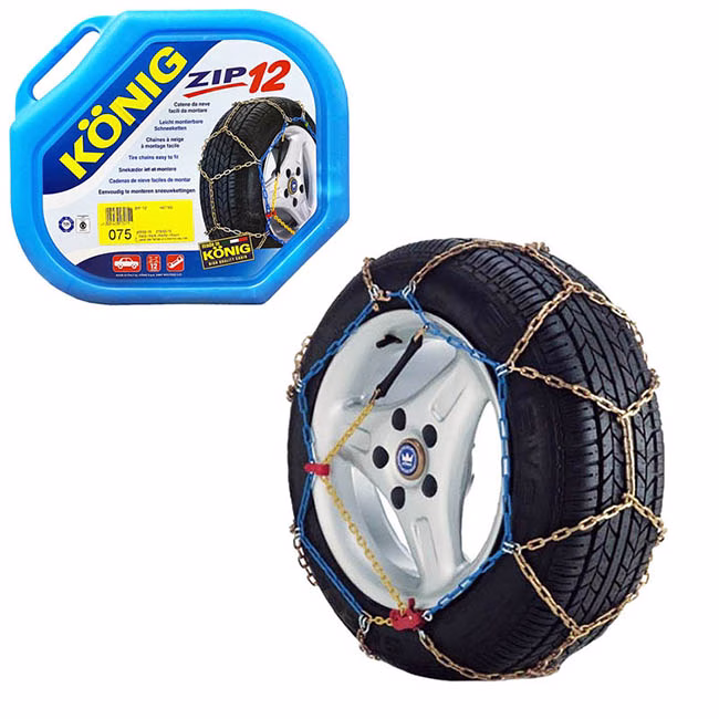 Αλυσίδες Χιονιού Konig No Problem Zip12mm No75 (70-80) 2 Τεμάχια - Image 4