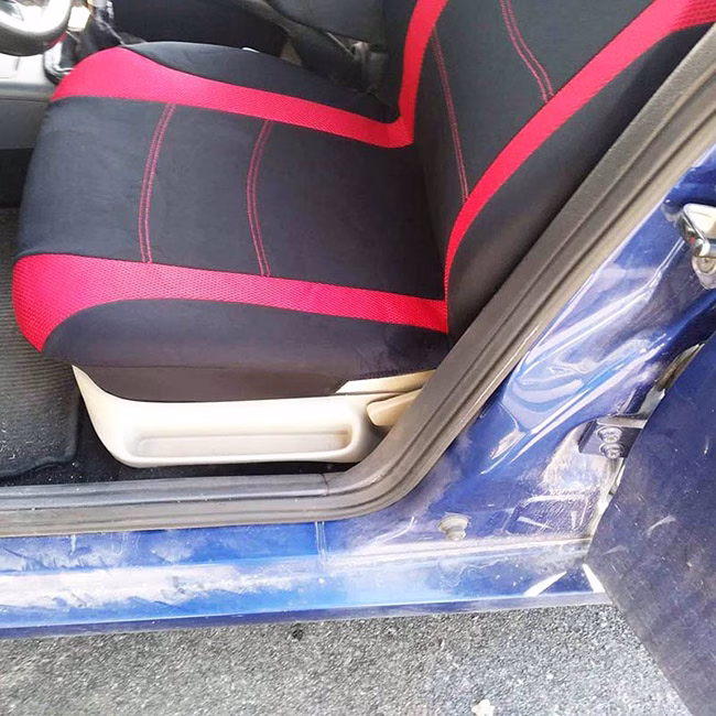 Καλύμματα Αυτοκινήτου Super Sport All In One Μαύρο-Κόκκινο Ζευ 4 Τεμάχια - Image 9