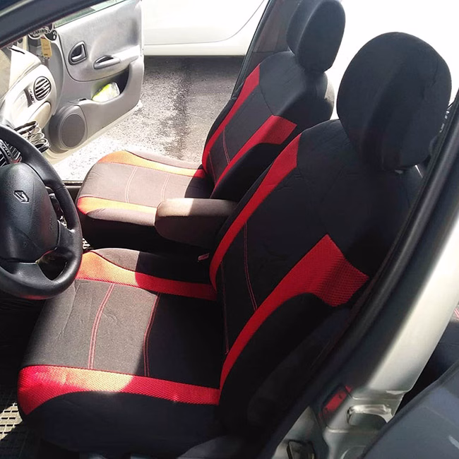 Καλύμματα Αυτοκινήτου Super Sport All In One Μαύρο-Κόκκινο Σετ 11 Τεμάχια - Image 3