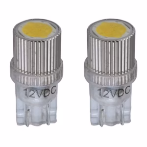 Λάμπες T10 Led 12V 1W Λευκές Racesport Lit0237  2 Τεμάχια