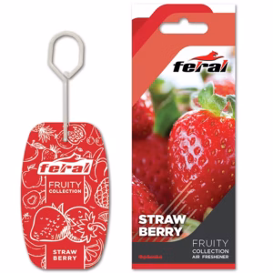 Αρωματικό Αυτοκινήτου Κρεμαστό Feral Fruity Collection Strawberry 1 Τεμάχιο