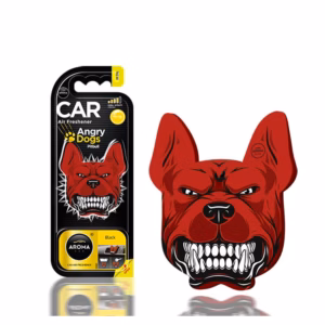 Αρωματικό Αυτοκινήτου Κρεμαστό Aroma Angry Dogs Pitbull Black 1 Τεμάχιο
