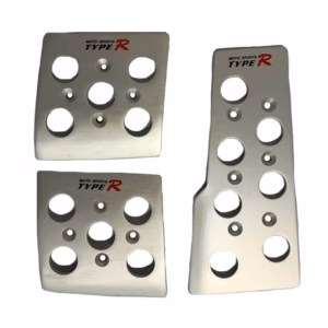 Πεντάλ Αλουμινίου Universal Type-R 2407 Ασημί Σετ 3 Τεμάχια
