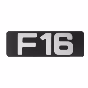 Αυτοκόλλητο Σήμα “F16” Σμάλτο 20.5×7.5cm 1Τμχ