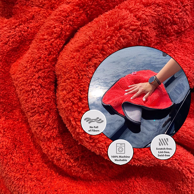 Πετσέτα Microfiber Feral Detailing Pro 2 Όψεων 40x45cm 1 Τεμάχιο - Image 9