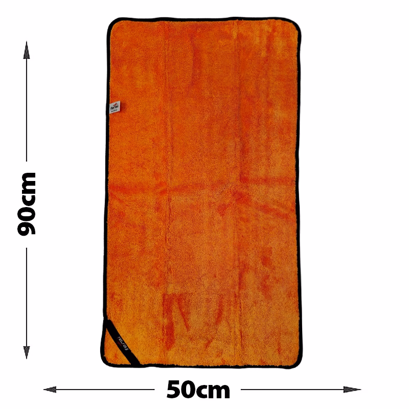 Πετσέτα Microfiber Feral Detailing Pro Heavyweight 50x90cm 1200gsm Πορτοκαλί 1 Τεμάχιο - Image 3