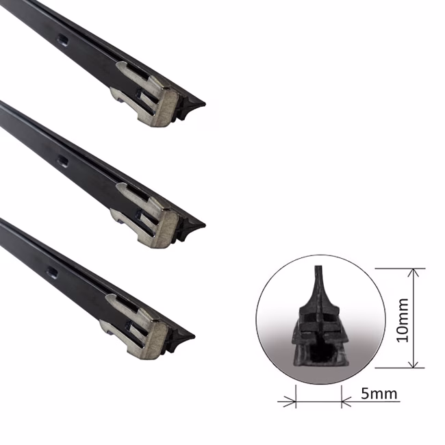 Λάστιχο Υαλοκαθαριστήρα Ανταλλακτικό 60cm 24" 6.5mm Με Πλαστικό 1 Τεμάχιο - Image 2