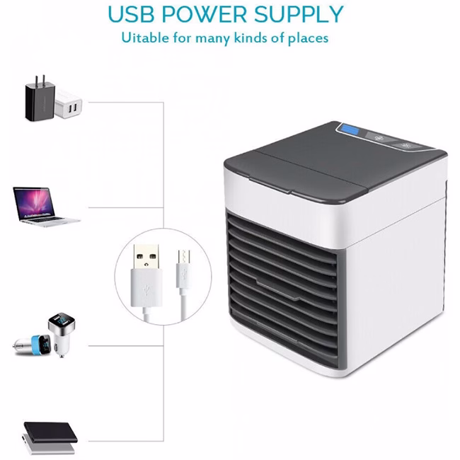 Mini Κλιματιστικό Arctic Air Ultra Με USB Ασημί 1 Τεμάχιο - Image 3