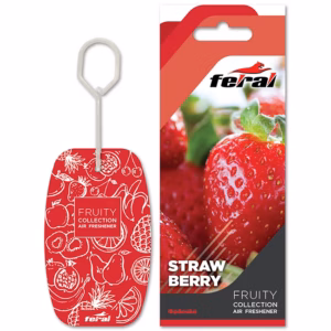 Σετ Αρωματικών Αυτοκινήτου Feral Fruity Collection Strawberry 3 Τεμάχια