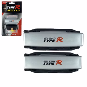 Στοπ Ζώνης Ασφαλείας Ασημί Type-R TR-2538 2 Τεμάχια