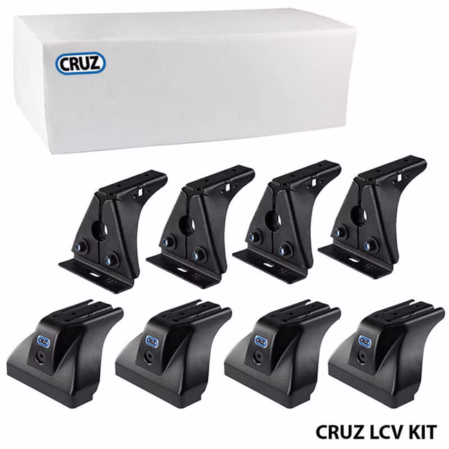 Πόδια / Άκρα Για Μπάρες & Σχάρες Οροφής CRUZ LCV 934-344 Για VW Caddy Maxi 2020+ / Ford Grand Connect 2022+ Σετ 4 Τεμάχια - Image 2
