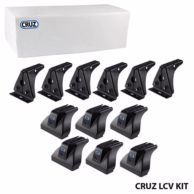 Πόδια / Άκρα Για Μπάρες & Σχάρες Οροφής CRUZ LCV 934-444 Για VW Caddy Maxi 2020+ / Ford Grand Connect 2022+ Σετ 6 Τεμάχια - Image 2