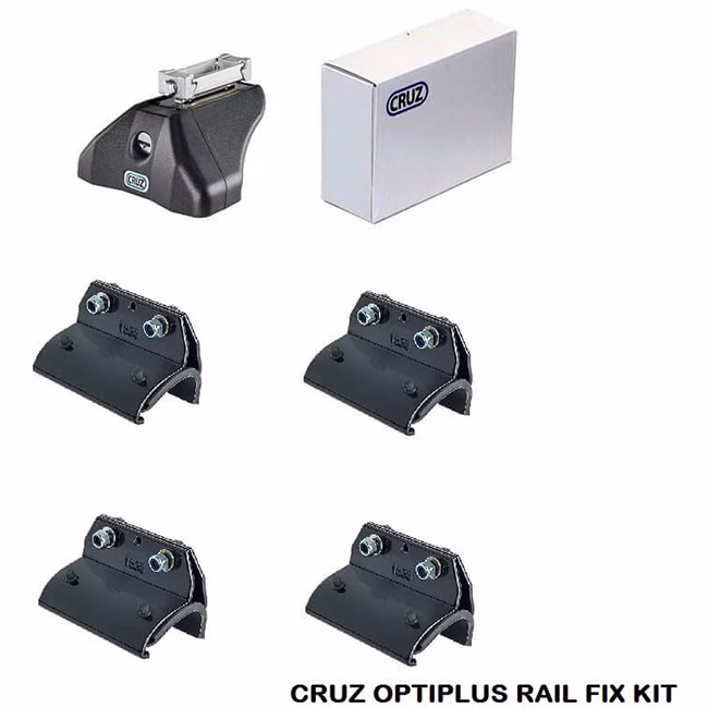 Πόδια / Άκρα Για Μπάρες Οροφής CRUZ Optiplus Rail Fix 936-631 Για Hyundai Santa Fe 2018+ Με Ενσωματωμένο Railing Σετ 4 Τεμάχια - Image 2