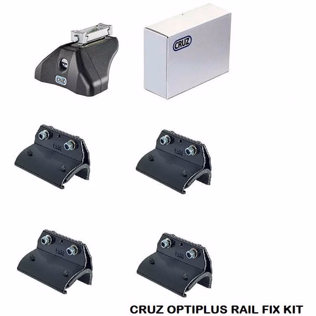 Πόδια / Άκρα Για Μπάρες Οροφής CRUZ Optiplus Rail Fix 936-625 Για Renault Captur 2019+ / Mitsubishi ASX 2023+ Σετ 4 Τεμάχια - Image 2