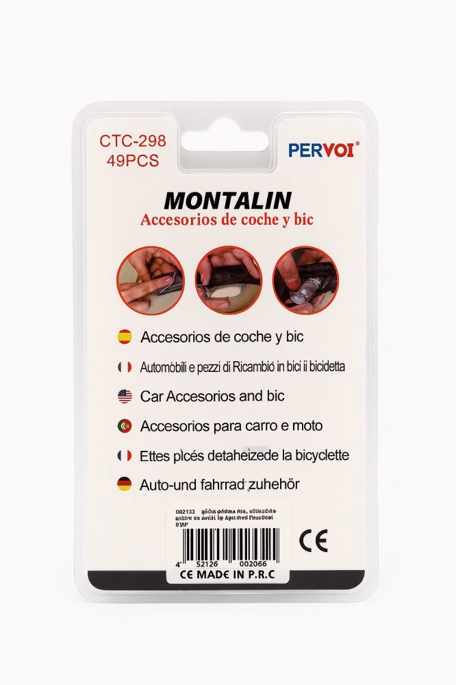Κιτ Επισκευής Ελαστικών Μοτοσυκλέτας CTC-298 - 000182 49 Τεμάχια - Image 2