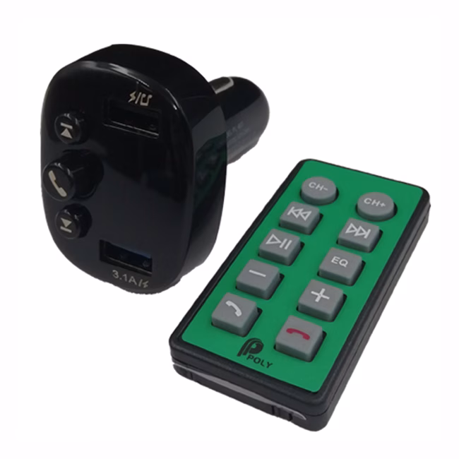 Fm Transmitter ΡL-657 Με Bluetooth, 2 USB Και Οθόνη LCD Μαύρο 1 Τεμάχιο - Image 2