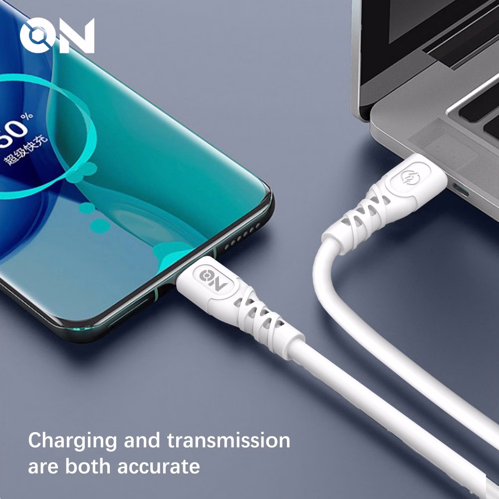 ON Mobile Accessories Καλώδιο Type-c Σε Type-c Λευκό - Image 2