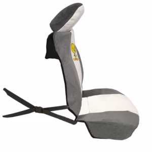 Ημικαλύμματα Καθισμάτων Αυτοκινήτου Πετσετέ Sam Γκρι-Μπλε Ζευ 4 Τεμάχια