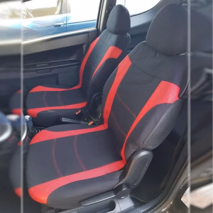 Καλύμματα Αυτοκινήτου Super Sport All In One Μαύρο-Κόκκινο Σετ 11 Τεμάχια