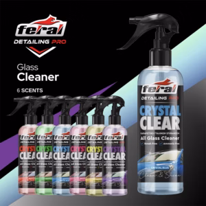 Καθαριστικό Τζαμιών Crystal Blue Feral Detailing Pro 750ml 1 Τεμάχιο