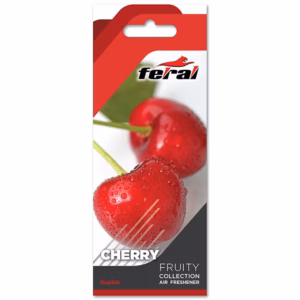 Αρωματικό Αυτοκινήτου Κρεμαστό Feral Fruity Collection Cherry 1 Τεμάχιο